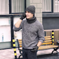 Pikkukuva 11 / 11: 3-osainen Winter Beanie Hat kaulahansikasetti Dark grey one size