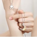Miniatyrbilde 3 av 10: Vennskapssmykke "Whale and Shell" - Elegant og trendy design Black one size