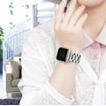 Miniatyrbilde 6 av 8: Elegant Metallarmbånd i Rustfritt Stål for Apple Watch Black 38/40/41mm