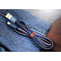 Pikkukuva 4 / 7: Denim-päällystetty mikro-USB-kaapeli-0,25 m Blue