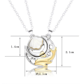 Pikkukuva 2 / 2: Ystävyyskaulakoru "Whale and Shell" Gold one size