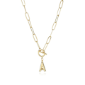 Pikkukuva 2 / 11: Ketju kirjaimella A-Z Gold one size