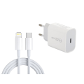 Pikkukuva 6 / 6: Laturi 20W USB-kaapelilla tai DP-kaapelilla (lightning) White one size