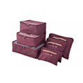 Pikkukuva 1 / 8: Travel Organizer Bag Cubes Wine red one size