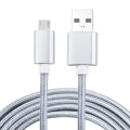 Miniatyrbilde 8 av 8: Helfärgad flätad Micro-USB kabel 1.2m Grey