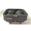 Pikkukuva 6 / 11: Ball Or Diamond Shape Ice Cube Tray Black one size
