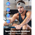 Miniatyrbilde 3 av 5: Bluetooth 5.2 Sovehodebånd - Myke Trådløse Hodetelefoner for Menn og Kvinner, Perfekt for Sidesoving, Løping og Yoga