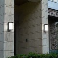 Miniatyrbilde 5 av 5: IP65 Vanntett Vegglampe 12W Hvit Lys 5500K Aluminium Rektangel Utendørs Vegglampe LED Utendørs Utendørs Lampe Utendørs Lampe for Front Hage