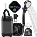 Uppladdningsbar Portabel Campingdusch, 6000mAh Batteri