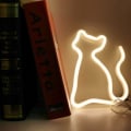 Miniatyrbilde 5 av 5: Neon Cat Light Cat Neon Lights Sign Vegglampe Soverom Decor Batteri og USB-drevet Neon Lights Varmt Hvit Neon Skilt Katt Lamper Lys for B