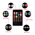Miniatyrbillede 4 af 5: LED RGB-controller APP Bluetooth RGB-musikkontroller til 5050 LED-strip 4-bens RGB-controller 12V-24V