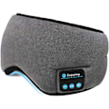 Miniatyrbild 1 av 5: Bluetooth 5.3 Sovmask - Justerbar & Tvättbar, Inbyggda Högtalare & Mikrofon för Resor & Sömn (Grå)