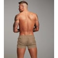 Miniatyrbillede 2 af 5: Hurtigtørrende badeshorts til mænd, lynlåslommer, mesh-for - Størrelse L - Khaki