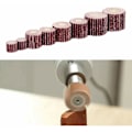 Miniatyrbillede 1 af 5: 10x slibeskive, 120 grit, 3x15mm, slibende slibeskive polering børster, til polering, tegning og trimning på metaloverflade