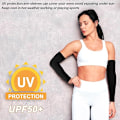 Pikkukuva 2 / 5: Lasten/Aikuisten UPF50+ Hihat | UV-suoja, aurinkosuoja, urheiluun ja ulkoiluun, 4 paria - Kevyet ja hengittävät