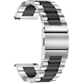 Miniatyrbilde 1 av 5: 20mm Metallklokkereim - Svart Hurtigutløser Erstatningsreimer for Menn og Kvinner - Armbåndsur i Rustfritt Stål for Smartklokke - 16mm 18mm 2