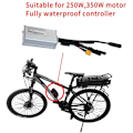 Miniatyrbillede 5 af 5: 17A Tre-Mode Sinus Bølge Ebike Controller til Modifikation af 24V 36V 48V 250W350W Elektrisk Cykelmotor Lithiumbatteri