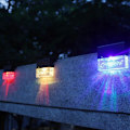 Pikkukuva 2 / 5: 4x Aurinkoenergialla Toimivaa LED-Valoa Seinävalot Aita Valo Puutarha Valo Ulko Portaat Valo