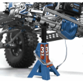 Miniatyrbild 4 av 5: 3 ton stege modell axel stativ lyft spärr tung rack fordon golv för TRX4 D90 CC01 RC blå