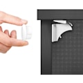 Miniatyrbillede 1 af 5: Børnesikre Magnetiske Skabslåse (10 låse + 2 nøgler)