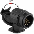 Miniatyrbillede 4 af 5: 13/7 Ny version 13-polet til 7-polet anhængertræksstikadapter til biltrailer til 13-polet