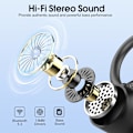 Pikkukuva 2 / 5: Bluetooth 5.4 Langattomat Kuulokkeet - 4 ENC Melua Vaimentavaa Mikrofonia, 50H Toistoaika, IP7 Vedenkestävä Juoksuun