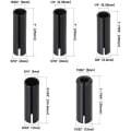 Miniatyrbilde 3 av 5: 9 stk. Collet Chuck Adapter Router Bit Høy presisjon Collet Adapter CNC Stål Collet Chuck for Elektrisk fres