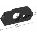 Miniatyrbilde 2 av 5: Motorsykkel bremselås, aluminiumslegering motorsykkel styrelås tyverisikring sikkerhetslås (svart) - Denuotop