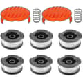 Black+decker A6481 Spole + 6-pack Tråd Kompatibel Med Reflex Trimmer