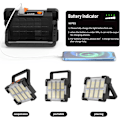 Miniatyrbillede 3 af 5: 4-tilstands arbejdslys - genopladelig LED med indbygget powerbank | Vandtæt nødbelysning