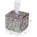 Miniatyrbillede 2 af 5: Fluffy Papir Candy Box, Bryllup Fluffy Gaveæske, Kreativ Papir Fest Gaveæske-Farverig 25stk-Fei Yu