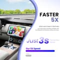 Miniatyrbillede 3 af 5: Trådløs CarPlay-adapter til iPhone, konverterer kablet til trådløs Apple CarPlay-adapter, USB & USB-C/Type-C
