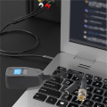 Miniatyrbilde 2 av 5: HD-CVI/TVI/AHD Passiv Video Balun med Strømkontakt og RJ45 CAT5 Data Transmitter 1 Par