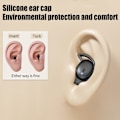Pikkukuva 5 / 5: Bluetooth 5.4 Nukkumisnapit - Melua vaimentavat, huomaamaton mini-design, vedenpitävät matkustamiseen ja rentoutumiseen (musta)