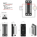 Miniatyrbillede 3 af 5: 12v bilsikringboks 6 vejs sikringsboks til ATO/ATC 1-20A sikring DC32 V M5 skrueforbindelse sikringsholder med sikring (6 vejs uden negativ pol)