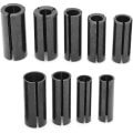 Miniatyrbilde 1 av 5: 9 stk. Collet Chuck Adapter Router Bit Høy presisjon Collet Adapter CNC Stål Collet Chuck for Elektrisk fres