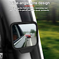 Miniatyrbillede 4 af 5: Blind Spot Spejl til Biler, Bil Bagsæde Spejl, Universal Blind Spot Spejl 360 Grader Roterende Bak Spejl Bil Indvendige Spejle