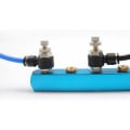 Miniatyrbilde 4 av 5: 5 stk pneumatiske koblinger, luftstrømsregulator, med push-in-tilkobling og utvendig gjengeventil hurtigkobling, for pneumatiske verktøyㄗ8mmㄛ