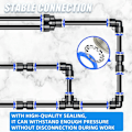 Miniatyrbilde 5 av 5: 6 stk blå 14mm OD rett push-to-connect-fittings (PU-14)