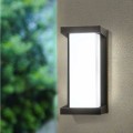 Miniatyrbilde 1 av 5: IP65 Vanntett Vegglampe 12W Hvit Lys 5500K Aluminium Rektangel Utendørs Vegglampe LED Utendørs Utendørs Lampe Utendørs Lampe for Front Hage