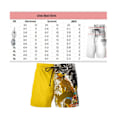 Miniatyrbillede 5 af 5: Herre Sommer Kølige Hurtigtørrende Badeshorts med Sidelommer Mesh Foring - L - Sort og Rød
