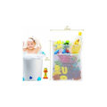 Miniatyrbilde 2 av 5: Badekar Oppbevaringsnett, Multifunksjonell Vaskbar Mesh Badeleke Organizer, 2 Sugekopper, Barnets Badeleke Nett Oppbevaringspose-Fei Yu