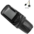 Miniatyrbillede 3 af 5: 24V 36V 48V 60V S886 Ebike LCD Display Panel Justerbar med Twist Throttle til El-Scooter Cykel Måler (SM Stik)