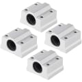 Pikkukuva 5 / 5: x 500 mm lineaariakseli Ø 8 mm Vaakasuora lineaarinen kuulalaakeriohjaus + 4 x SK8-tuet + 4 x SCS8UU-laakerilohkot
