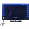 Miniatyrbilde 1 av 4: 2m LED-stripe lys for 40-60 tommers TV, 16 farger skiftende 5050 LED-er for , USB-bakgrunnsbelysningssett med fjernkontroll-Fei Yu