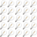 Miniatyrbild 1 av 5: E12 LED-lampor G40 LED-lampor Utomhus 0,6W (Motsvarande 7W), Dimbar LED-globlampa, Varmvit 2700K, Energibesparande lampor för utomhusbelysning