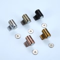 Miniatyrbilde 3 av 5: Dørstopper magnetisk lås dørstopper rustfritt stål legering for hjemmedør installasjon rød bronse
