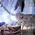 Miniatyrbild 1 av 5: Julgransbelysning, Utomhus ljusslinga, Julbelysning LED ljusslinga, 3 x 3 m ljusslinga, 300 LED ljusslinga, ljusslinga