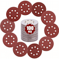 Miniatyrbillede 1 af 4: Sandpapir, slibeskiver, 100 stk. 125 mm skiver, 10 ark pr. korn, slibepapir til excentersliber, til oscillerende multiværktøj - F1602000101