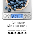 Miniatyrbillede 5 af 5: Gramvægt Digital køkkenvægt Mini lommestørrelse med LCD-display platform til madlavning bagning smykker vægt postpakke 1000g/0.1g